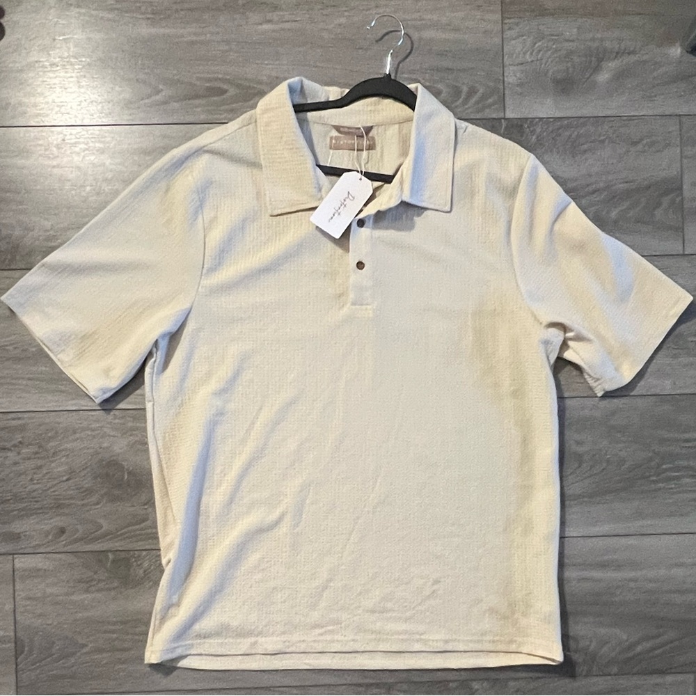 Cream Polo Shirt